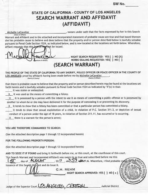 Basic Features Of A Valid Search Warrant What Does A Search Warrant